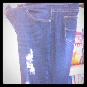 DIAMANTE PLUS SIZE BLUE JEANS SIZE 22W